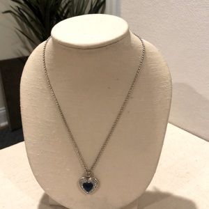 Brighton Valentine’s Day blue heart necklace
